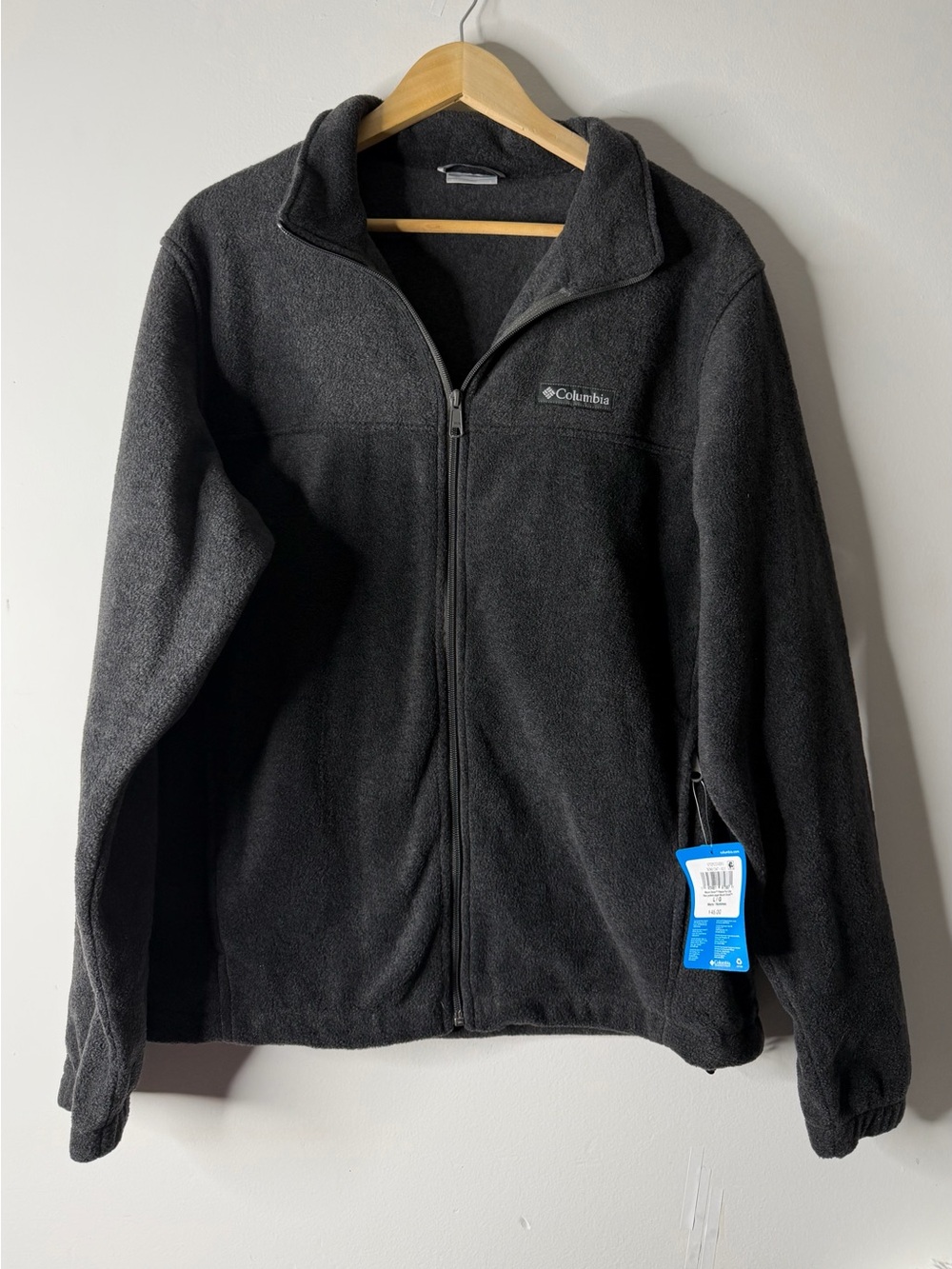 Columbia Men's Charcoal Gray Full-Zip Performance Fleece Jacket